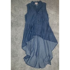 Denim Hi lo shirt